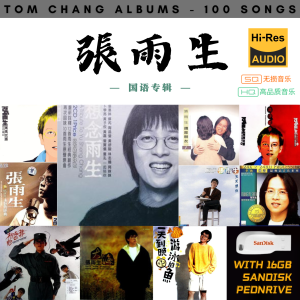 [100首] USB Pendrive Music 音乐USB 张雨生国语专辑 mp3 超高音质 16gb 流畅播放 Tom Chang Songs 车载音乐