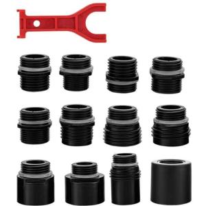 Universal Pulling Down Faucet Head Adapter Set With Most Sink Sprayers Head Includes Hose Connectors Accessories