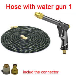 New Watering Hose Irrigation Expandable Magic Garden Hose Pipe With Sprayer High-Pressure Car Wash Cleaning Tools