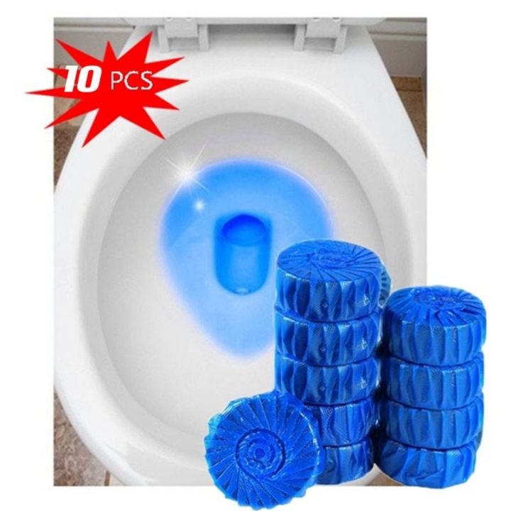 10pcs Blue Tablet Toilet Bowl Cleaner Lazada PH