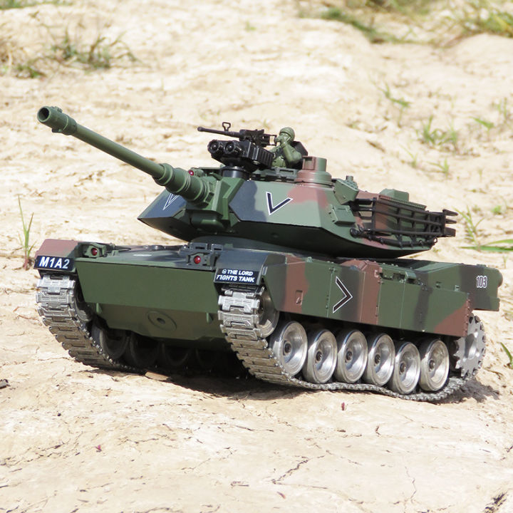 Remote Toys U.S M1A2 ABRAMS MAIN Battle TANK 2.4G RC Tank Lazada