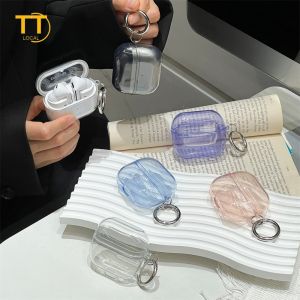 Tri-Town Transparent Earphone Case For Samsung Galaxy Buds 3 Case & Buds 3 Pro Soft TPU Protective Covers Skin Case