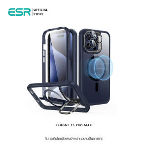 ESR Armor Tough Case with Stash Stand (HaloLock) เคสไอโฟน 15 เคสโทรศัพท์