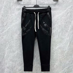 Quần Dài Jorgger Nam Phối Da Hai Bên Túi Khóa Quần Nỉ Nam Chất Umi Cao Cấp