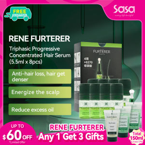 RENE FURTERER Triphasic Progressive Anti‑Hair Loss Ritual Serum Nourish New Hair Strengthen Hair Boost Hair Volume (5.5ml x 8pcs)