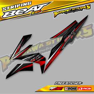 STRIPING VARIASI MOTOR HONDA BEAT ESP / STICKER LIST VARIASI HONDA BEAT ESP