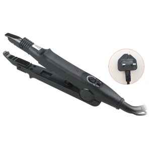 เครื่องมือต่อผมปลอมมืออาชีพสำหรับความร้อนฟิวชั่นไม้ Penyambung Besi เครื่องมือหลอม-สีดำ