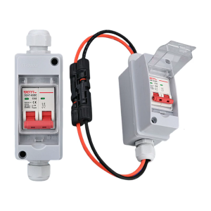 กล่องรวมตัวโซลาร์เซลล์ DC500V ทนทานต่อการกัดกร่อนอัพเกรดตู้โซลาร์เซลล์เพื่อความปลอดภัยและกันน้ำ