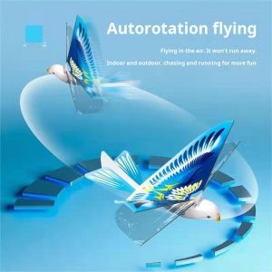 Handson bionic bird toys rechargeable flying free flight space space lightup space bird toys