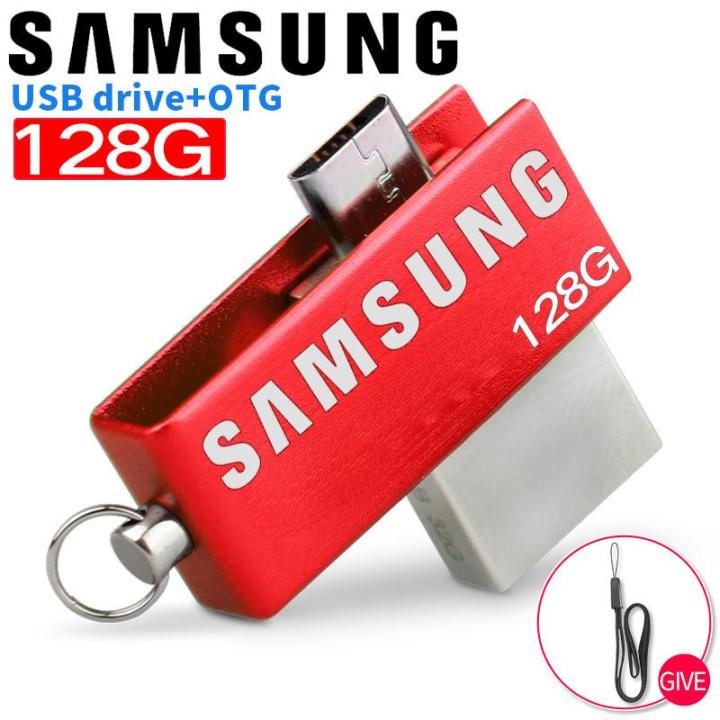 OTG USB Flash Drive 2 in 1 High Speed Pen Drive 128GB External Storage