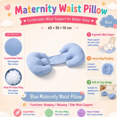 PlayPark Pregnancy Pillow U Shaped Maternity Pillow Full Body Support Cooling Bamboo Cover Removable Washable 1.8m
