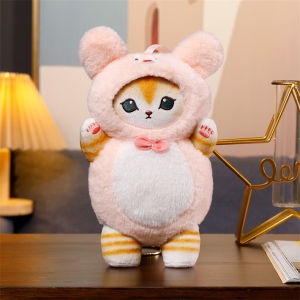 Mofusand Kawaii Cat Plush Toy 25cm Cute Animal Costume Doll Soft Toy Dinosaur Cow Bear Birthday Gift for Kids Girls