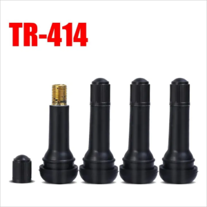20PCS TR413 TR414 Tubeless Car Wheel Tire Valve Stems with Dust Caps Snap in Type Rubber Tire Valve Stem Cover High Quality Car Accessories