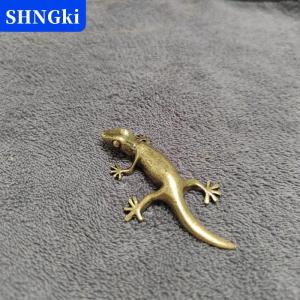 SHNGki Gecko Hình Trang Trí Nội Thất Nhỏ Đồ Trang Trí Đồng Cổ Động Vật Bức Tượng Nhỏ Trà Pet Bàn Trang Trí Nội Thất Phụ Kiện Trang Trí Nội Thất