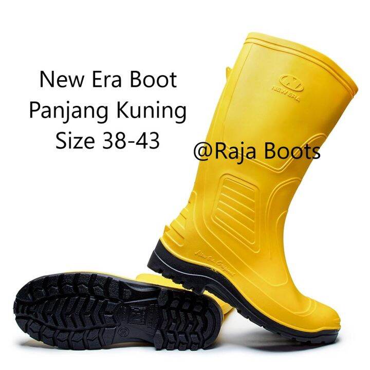 Sepatu Boot New Era Panjang Kuning Lazada Indonesia