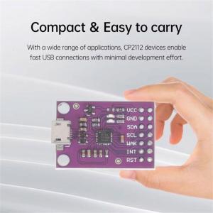 Cp2112 đánh giá gỡ lỗi Board cp2112 gỡ lỗi Board Loại C USB để smbus I2C Module truyền thông Dongle ghi dữ liệu