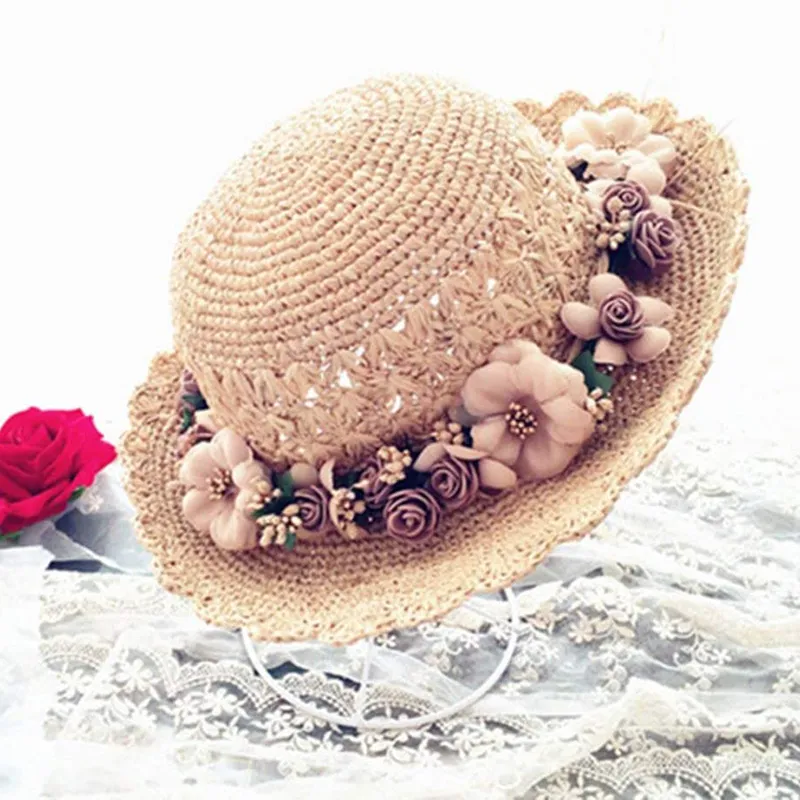 YWCR】Flower CrownFloral Garland Headbands Boho Rose Head Band