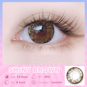 Midroo เลนส์บิ๊กอายน่ารัก ขยายรูม่านตา ตาประกาย เลนส์หวานๆ 14.5 มม Big eyes Black/Brown รายเดือน คอนแทคเลนส์