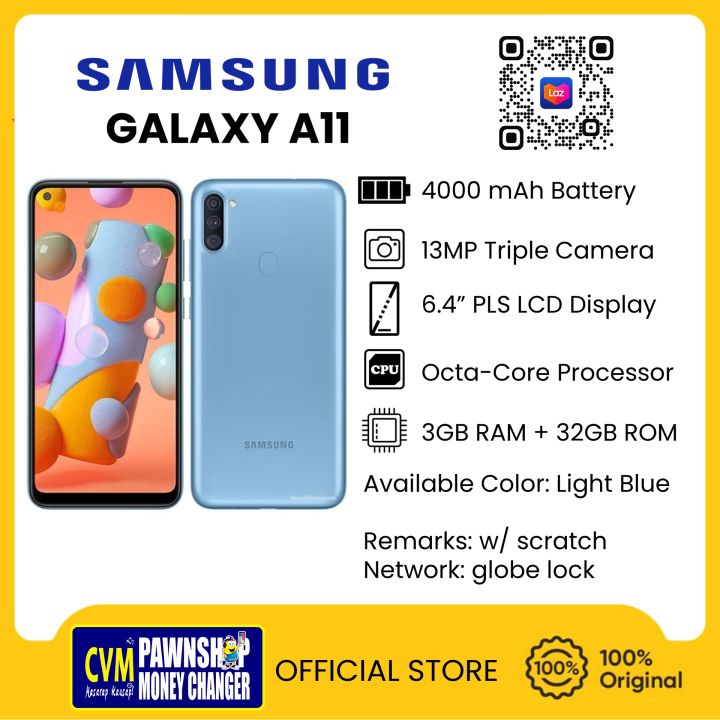 SAMSUNG GALAXY A11 3GB RAM 32GB ROM 4000 MAH
