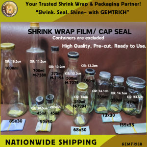 Shrink Wrap Plastic Packaging for Bottle Container Cap Plastic Sealer Tape for Various Glass