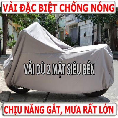 (1.2kg-1.4kg)Trùm xe máy Vải Dù Dày chống mưa nắng nóng xe