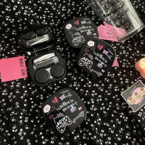 Dopamine Cartoon Fish Design Contact Lens Companion Box Cute and Practical Lens Case Portable AS3203