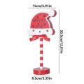 Stop Sign Decoration LED Santa Stop Here Tree Topper Desk Lamp LED Santa Stop Here Tree Topper Window Decorative Lights For Walkway here. 