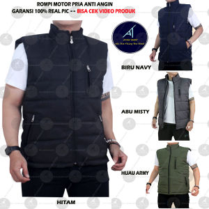 Atjin-Rompi Motor Korea Pria Wanita Tebal Bodyvest Vest Anti Angin