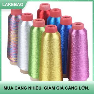 【LAKEBAO】 3600M Manual Bright Silk Gold Thread Silver Thread Computer Embroidery Thread