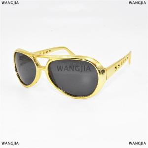 [COD] WANGJIA แว่นกันแดดสีทองแปลกใหม่สำหรับเคราแบบตลก70s ชุดดิสโก้พรีอบแว่นตาตลกสำหรับงานปาร์ตี้