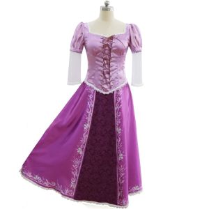 2023 HOT Fairytale Princess Tangled Rapunzel Dress Halloween Fancy Cosplay Costume