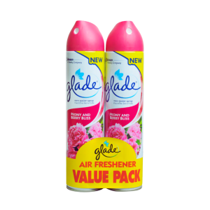 GLADE AIR FRESHENER TWIN PACK 320ML