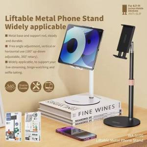 ✅100% Original UME Universal Desktop Metal Phone Stand Holder Adjustable Stretchable for Mobile Phones Tablets