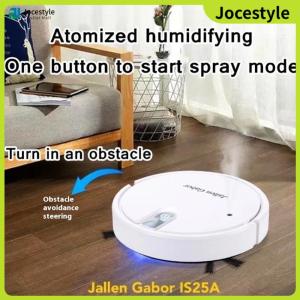 [Jocestyle] Smart Robot Vacuum Cleaner Rechargeable Vacuum Robot with Rubber Brush for Hard Floor Pet Hair Carpet