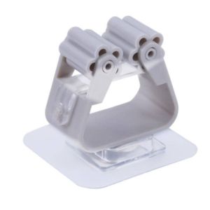 Mop Hooks Mop Holder Wall Mounted Trackless Bathroom Kitchen Hooks Broom Mop Clamp Kitchen Organizer