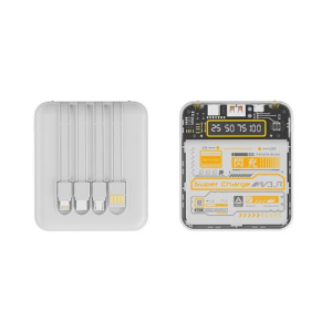 Original powerbank mini pocket 50000mah With LED light Portable charger Support type c power bank buy 1 give 1 gift