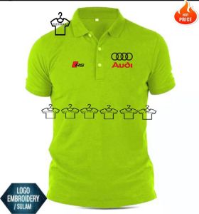 🔥PROMOSI HEBAT🔥HD PRINTING AUD RS MOTOR DESIGN 200GSM PREMIUM COTTON COLLARED SHIRT