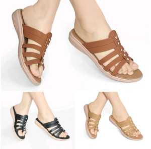 Wedges Sandal Wanita Spon Rempel Sendal Wanita Terbaru 2025 Kekinian