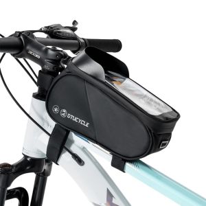 ADREE Touch Screen Bicycle Front Frame Bag Durable Waterproof Cycling Phone Bag  7 Inch Bicycle Bag MTB Road Bik Cycling Accessories