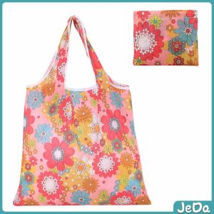 JeDa ถุงผ้าช้อปปิ้งพับได้ อเนกประสงค์ แบบพกพา เป็นมิตรกับสิ่งแวดล้อม Shopping bag