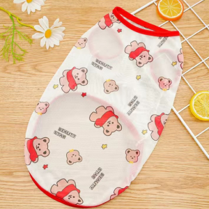 Áo ba lỗ cho Chó Mèo bằng vải lưới mịn thoáng mát (mẫu mới) - Hara Pet Store