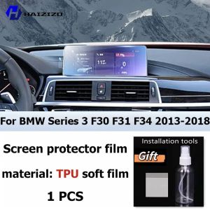 dncnf For BMW Series 3 F30 F31 F34 2013-2018 Car LCD Screen Anti fingerprint Matte TPU film Car navigation screen protector film PPF K7M2P