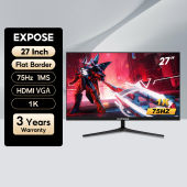 KAMPEON Gaming Monitor for PC 27 inch 165HZ Curved Computer HDMI VGA Home Office