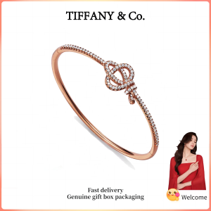 (New) Womens Fashion Bracelet Rose Gold K Series Woven Diamond Hinged Bracelet Valentines Day holiday gifts