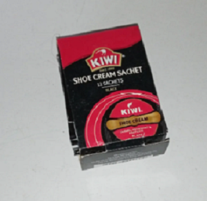 12pcs/1 Dozen KIWI Black Shoe Shine Cream Shoe Polish