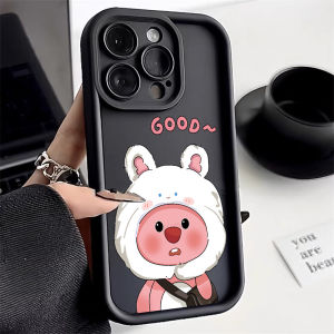Compatible with iphone 14 Pro Max Phone Case Beaver with rabbit hat 12 13 14 15 11 Pro Max Casing silicone xr xs Max 7 8 Plus