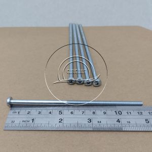 BAUT JP M5 X 125 HEAD SEKRUP M5X125 PANJANG 125CM 125 CM BAUD 8 5X125 5 X 125 MM 125MM OBENG PLUS SKRUP PUTIH GALVANIZ GALVANIS GALPANIS PITCH DRAT 0.8 baut