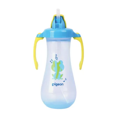Pigeon Tall Straw Bottle 300 ml Botol Minum Sedotan Anak bayi 300 ml