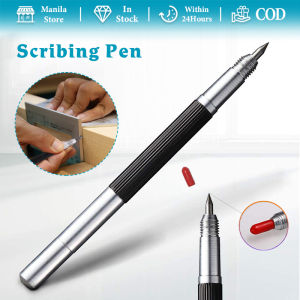 Tungsten Carbide Tip Scriber DIY Scribing Engraving Etching Pen Double head Engraving Marking Pen for Glass Metal Wood Ceramics Stone
