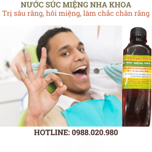 Nước Ngậm Chữa Hôi Miệng Sâu Răng Làm Khỏe Chân Răng Làm Chắc Chân Răng Từ Thảo Dược Người Dao